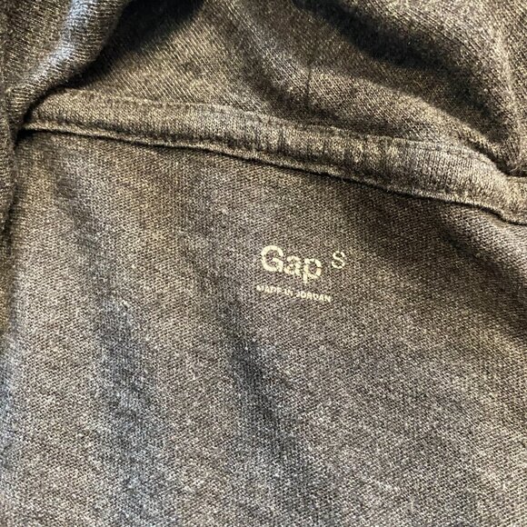 Gap Gray Lightweight Cowl Neck Long Sleeve Shirt Size Small - Picture 3 of 7